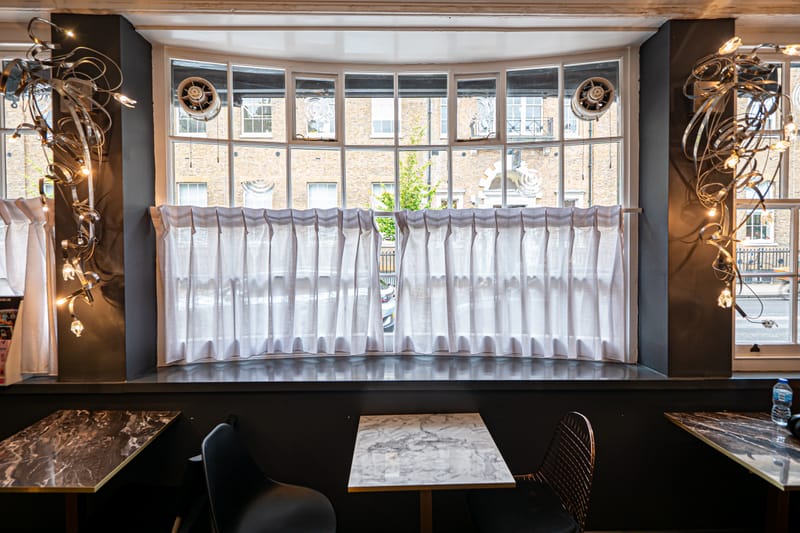 The Pack and Carriage London — interior