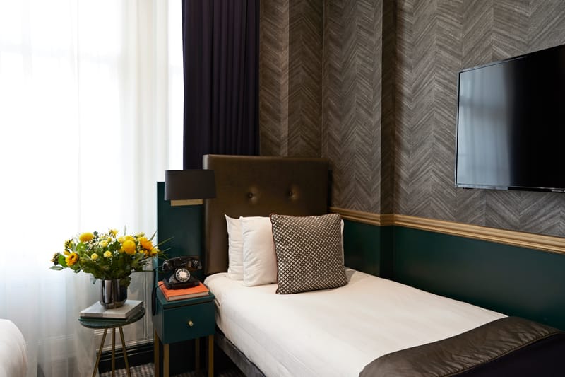 Single Room at The Portico Hotel London
