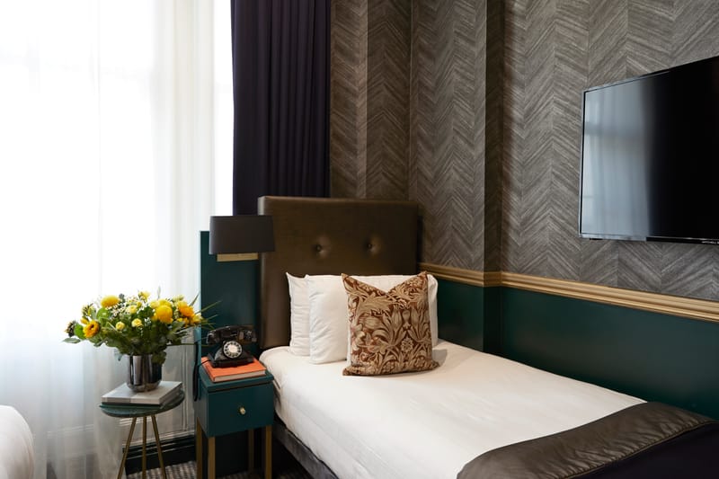 Single Room at The Portico Hotel London