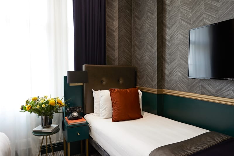 Single Room at The Portico Hotel London