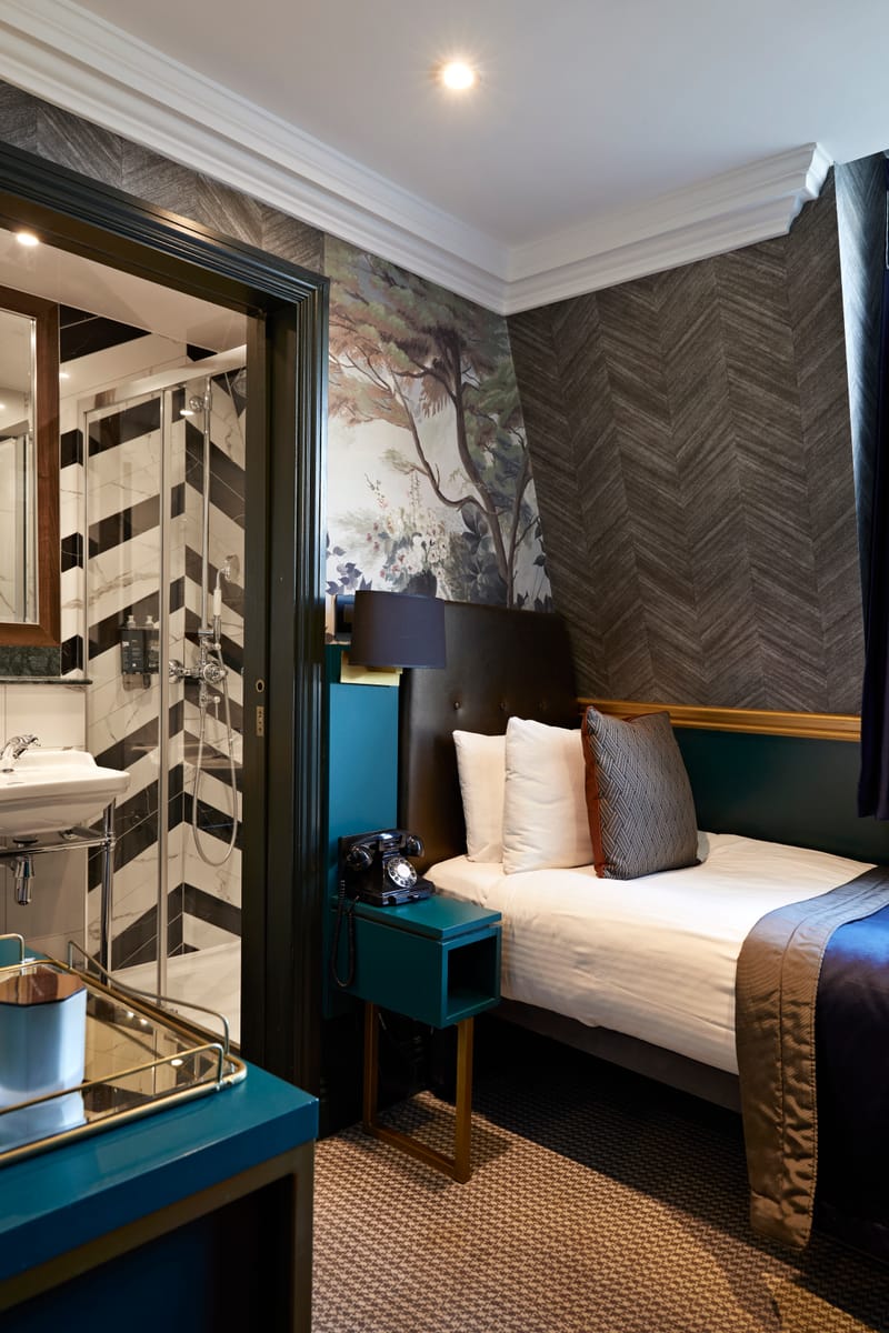 Single Room at The Portico Hotel London