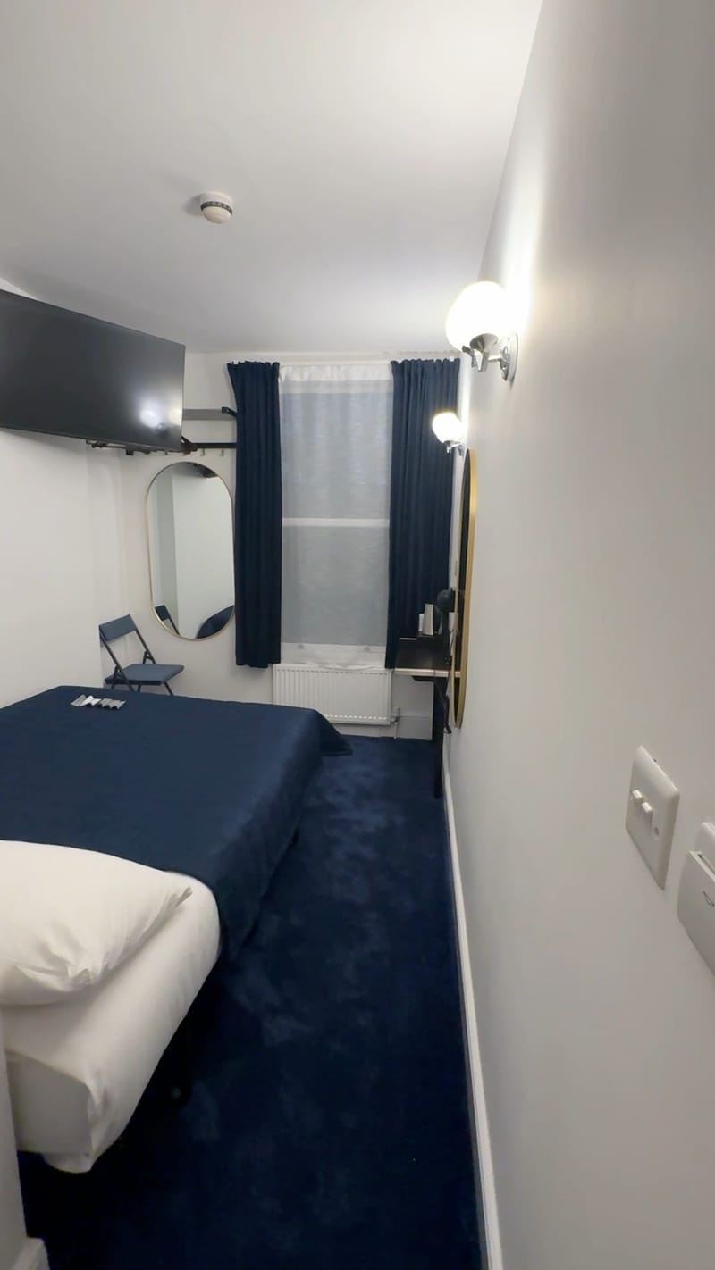 Economy Double — the room from the door