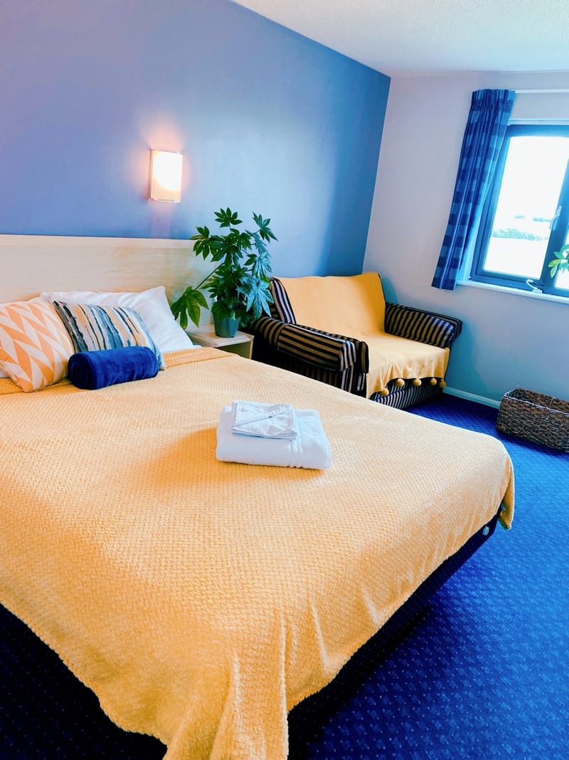 King bed and sofa bed