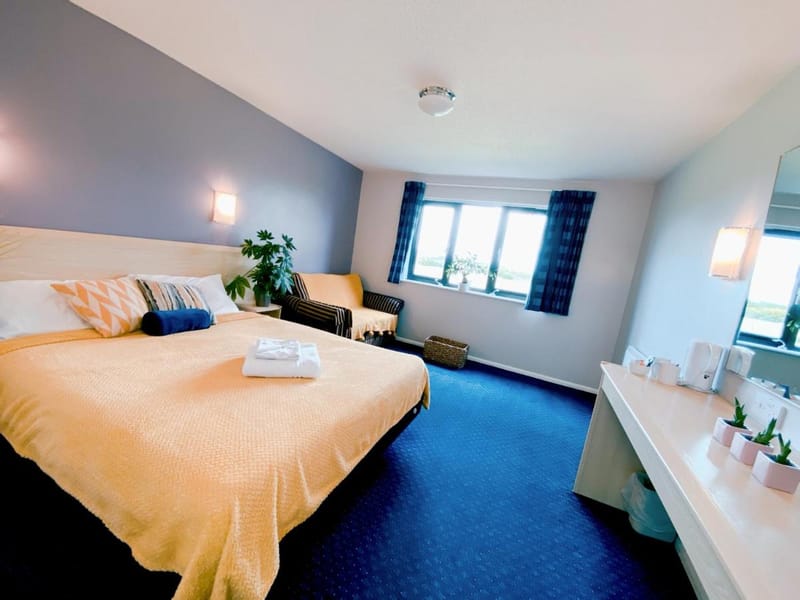 King room looking towards the window